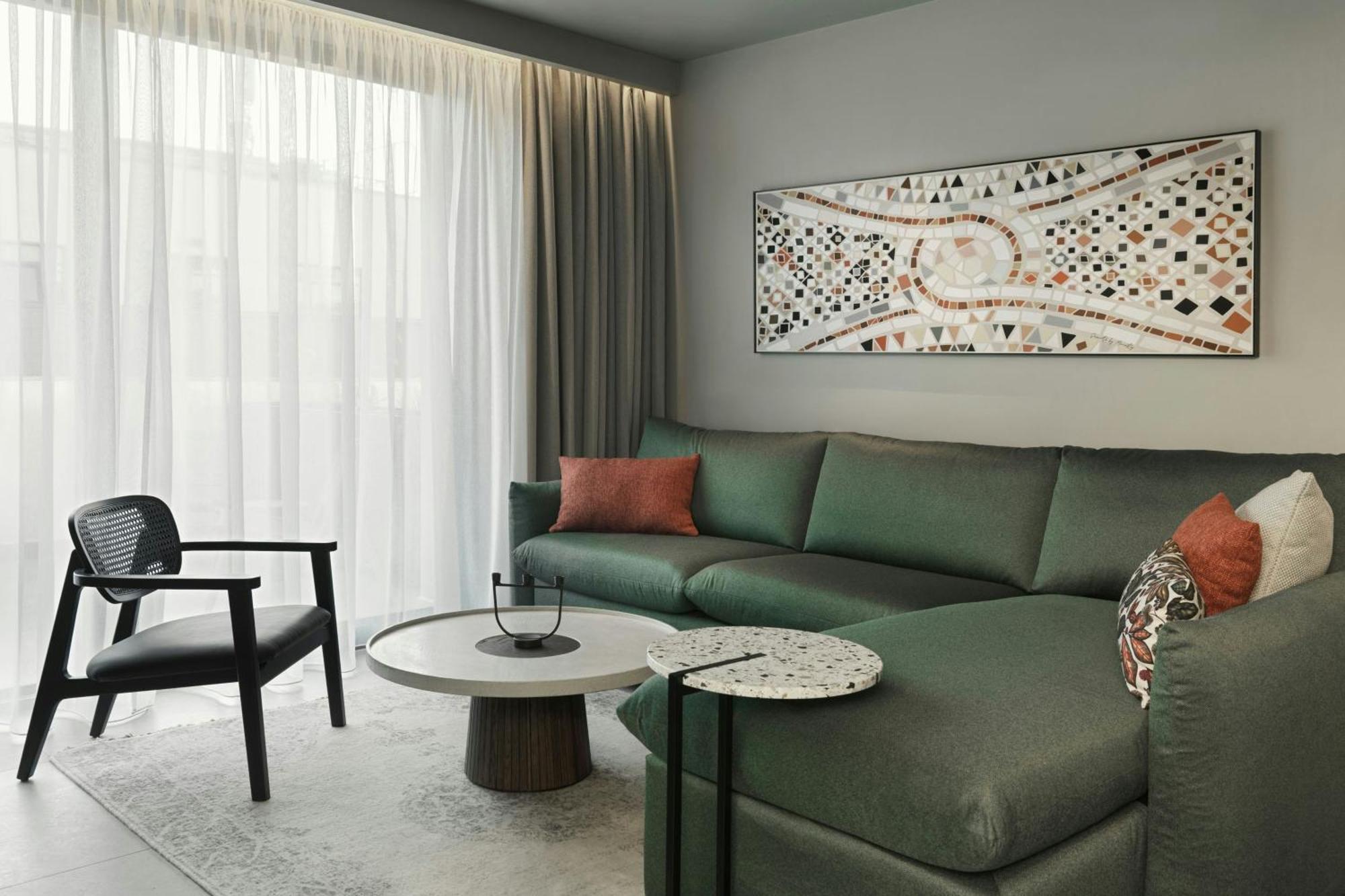 Hotel Monasty, Thessaloniki, Autograph Collection Zewnętrze zdjęcie A living room